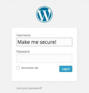 secure login
